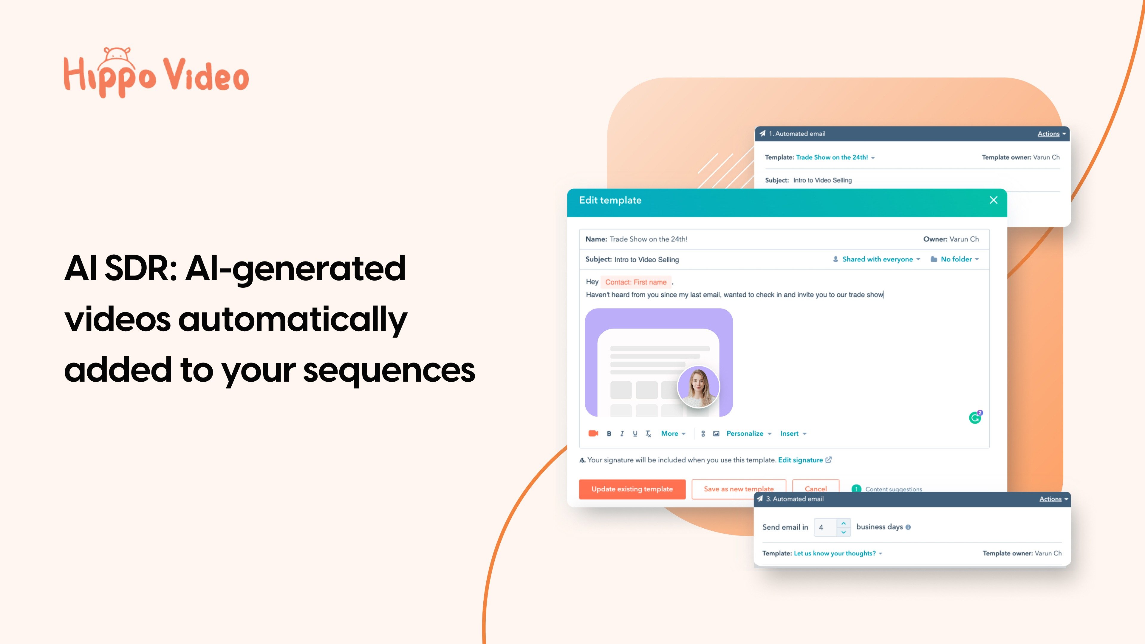 Add videos to sequences automatically